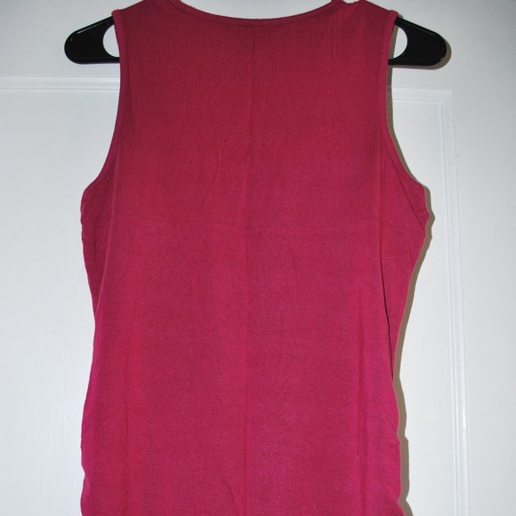 Athleta Tank, Built-in Shelf Bra, Burgundy - Picture 2 of 8